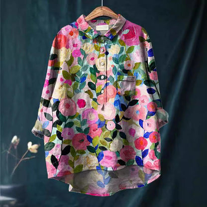 Rachael – Europäischer und Amerikanischer Cardigan-Stil Damenhemd