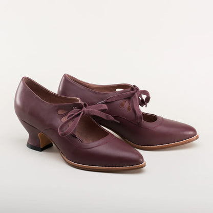 Stephanie – Elegante Schnürstiefeletten mit hohem Absatz