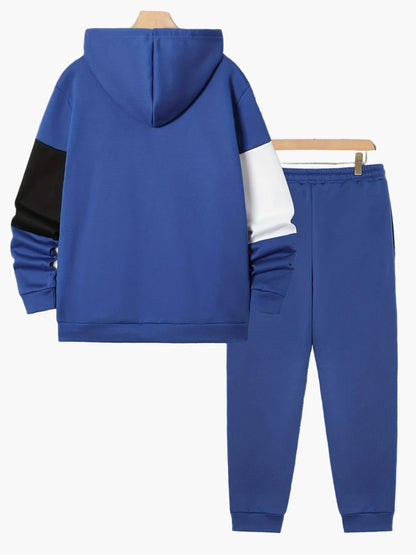 Herren Trainingsanzug Set mit Kapuzenjacke und Jogginghose – Sportlich & Lässig für Freizeit und Training