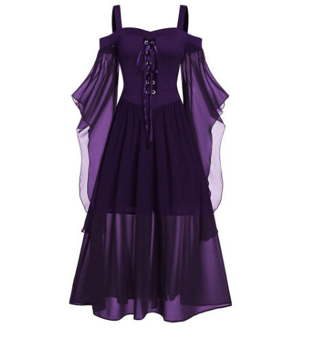 Sharon – Einteiliges Halloween Kleid mit Sling-Trägern