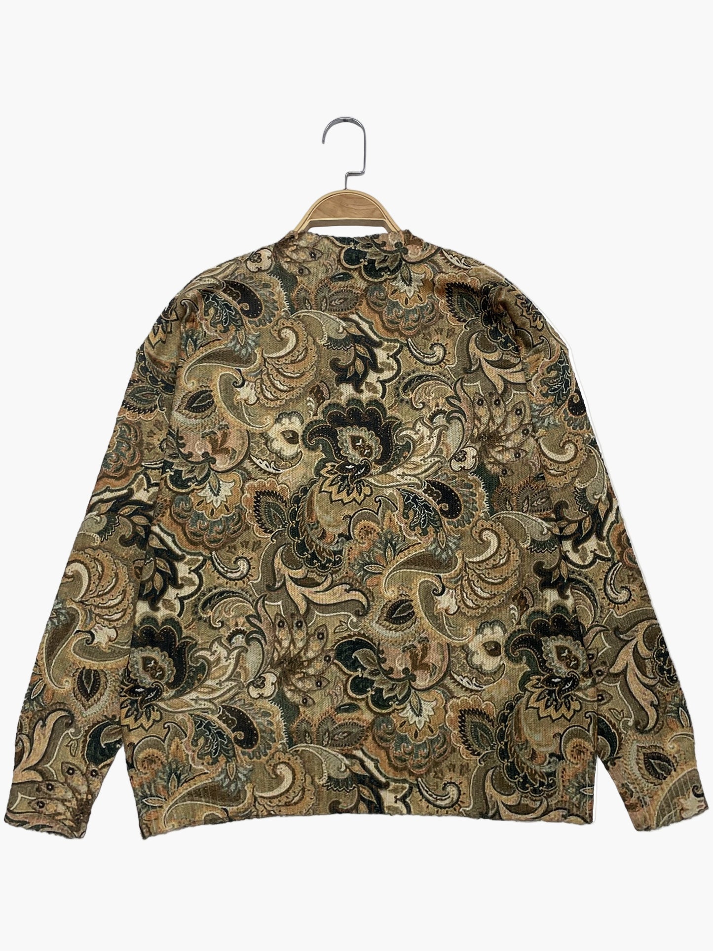 Damen Pullover mit Vintage-Blumenmuster für stilvolle Freizeitlooks