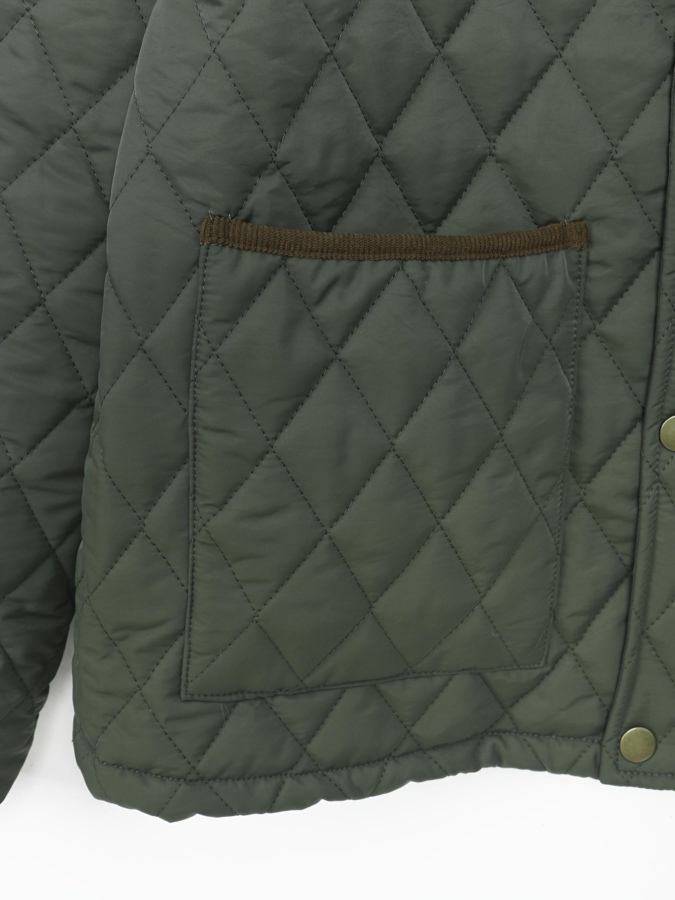 Herren Steppjacke im klassischen Casual-Stil für Herbst und Winter