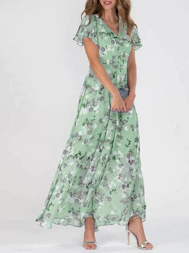 Judith – Modisches Printkleid mit Taillierung