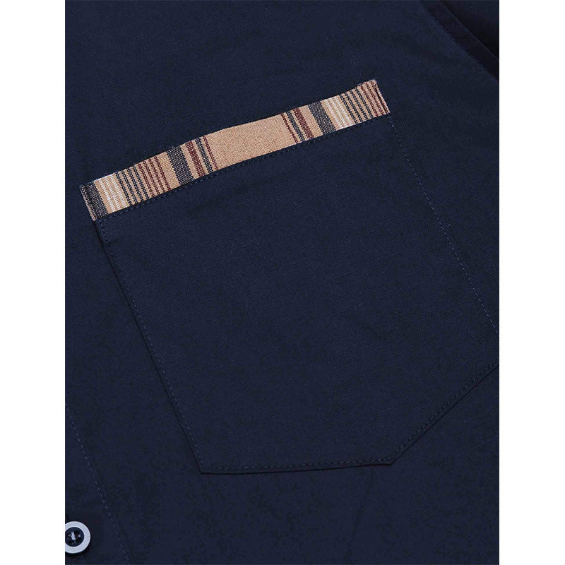 Herren Slim Fit Freizeithemd mit Karodetails – Stilvolles Langarm Business & Casual Hemd