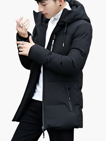 Herren Winter Steppjacke mit Kapuze – Modische Outdoorjacke für Alltag und Freizeit