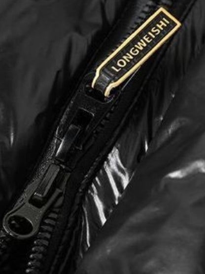 Herren Winter Steppmantel mit Kapuze – Langer Casual Puffer für kalte Tage