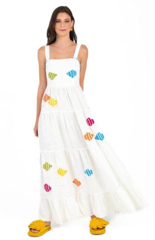 Kelly – Langes Strandkleid für Damen