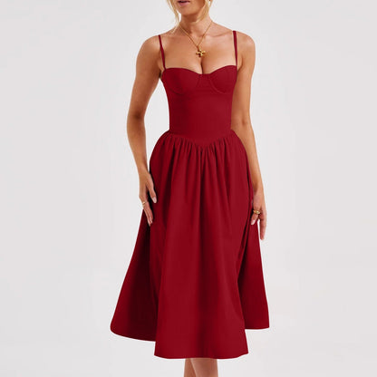 Vanessa – Französisches Retro-Langes Kleid im Hofstil