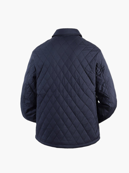 Herren Steppjacke mit Rauten-Design für Freizeit und Alltag