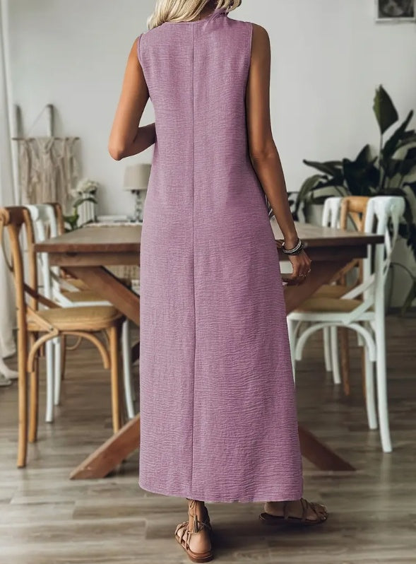 Brenda – V-Ausschnitt Kleid für Frauen im Frühling und Sommer