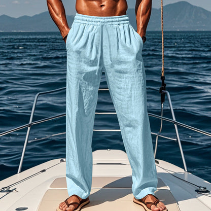 Harry – Bequeme Baumwoll- und Leinenfreizeithose