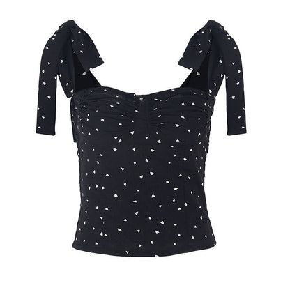 Audrey – Gepunktetes Damen-Trägertop