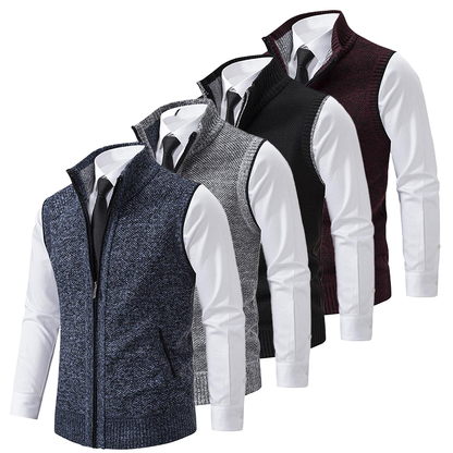 Herren Weste Elegant Business Casual – Stilvolle Überziehweste für Büro & Alltag