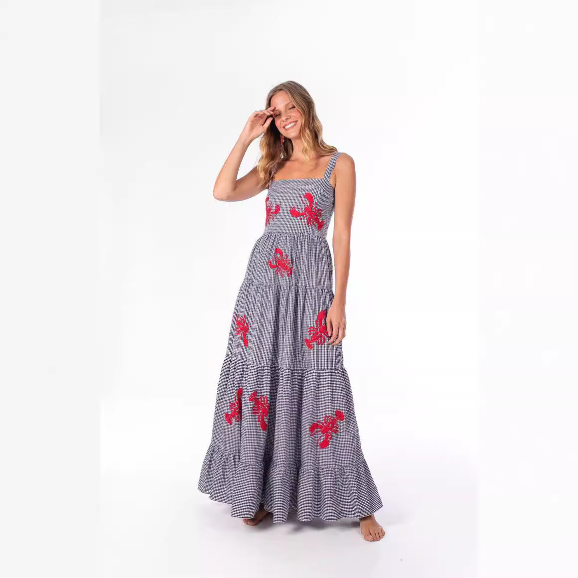 Kelly – Langes Strandkleid für Damen