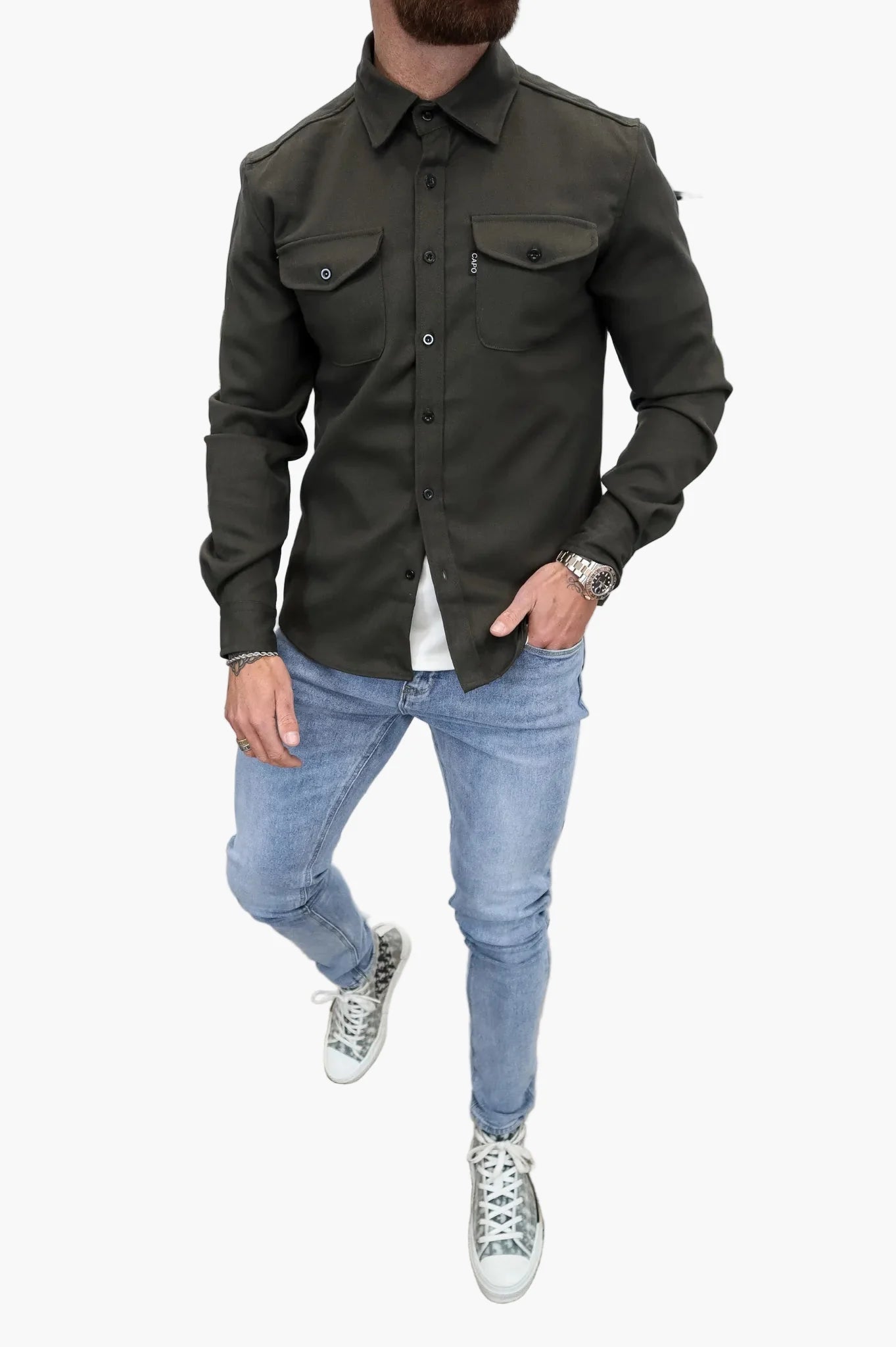 Herren Overshirt Jacke – Moderner Urban Casual Look für Alltag & Freizeit