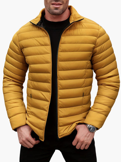 Herren Steppjacke Leicht Gepolstert für Alltag und Freizeit – Modernes Design