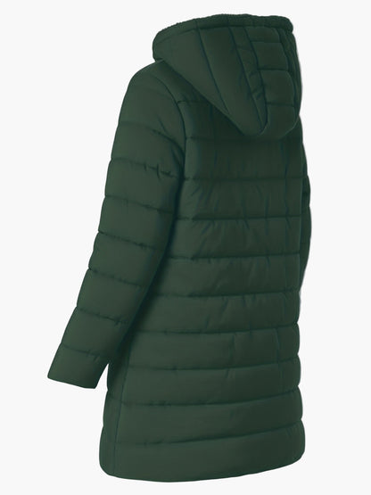 Damen Winter Steppmantel mit Kapuze – Eleganter Outdoor Parka für kalte Tage
