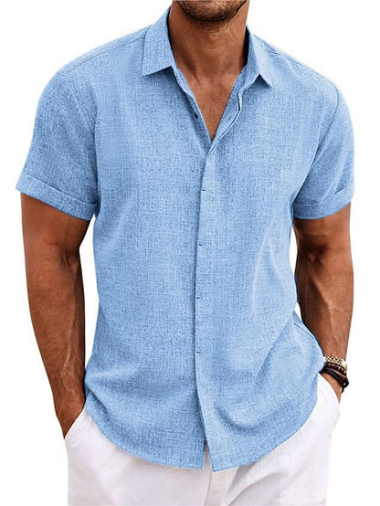 Joe – Lockeres Herren T-Shirt aus Leinen in einfarbig