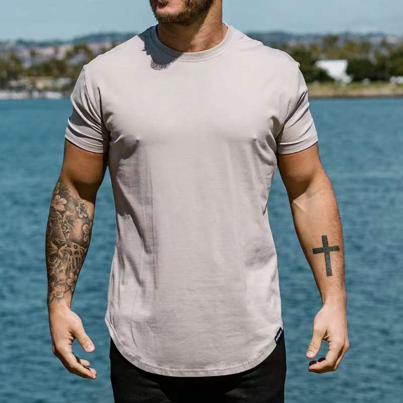 Walter – Slim Fit Sport T-Shirt mit Rundsaum