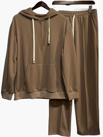 Herren Freizeit Hoodie Set – Modernes Streetwear Outfit für Alltag und Sport