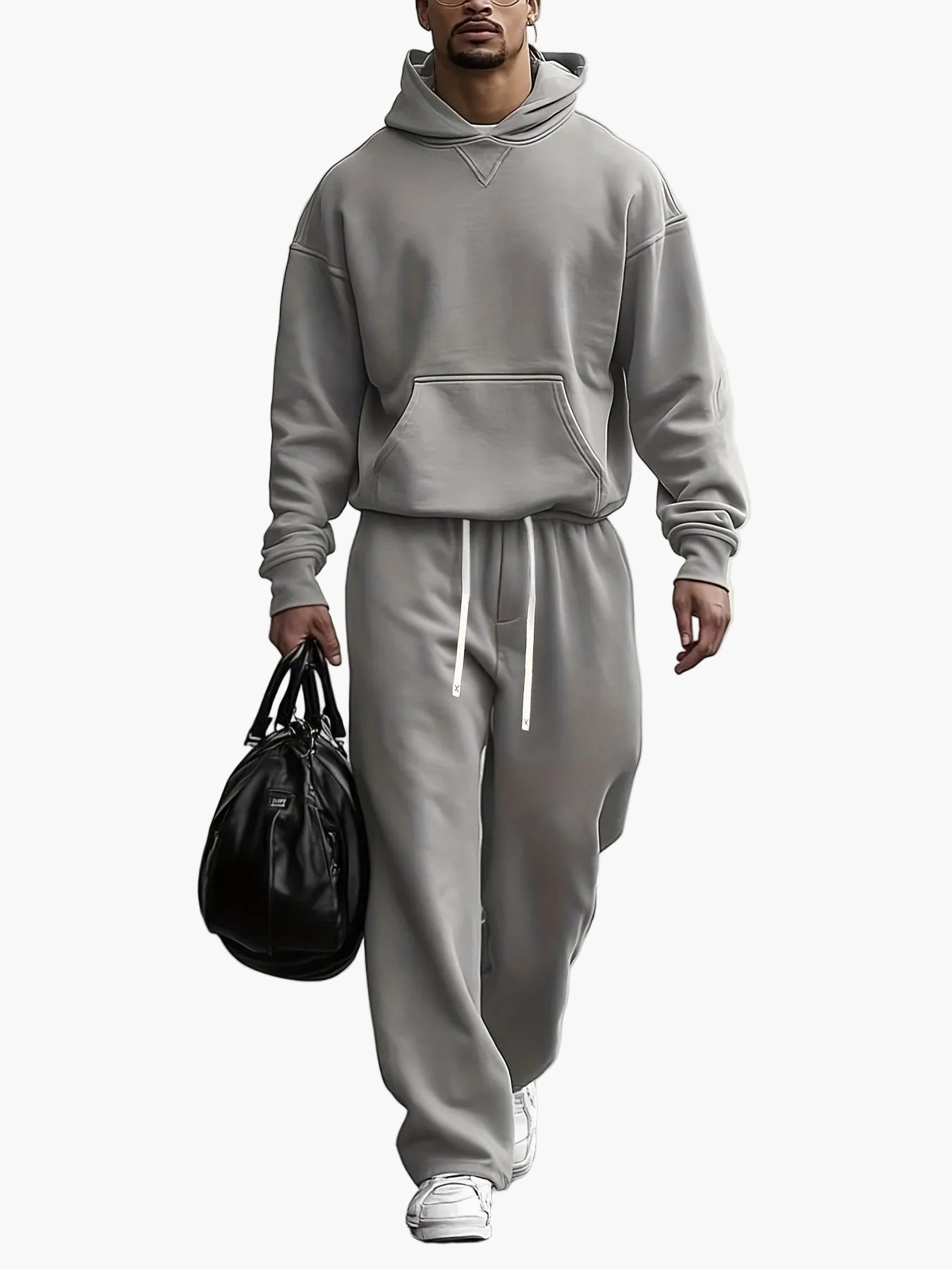 Herren Oversize Hoodie Jogginganzug Set – Lässiger Streetwear Look für Alltag und Freizeit