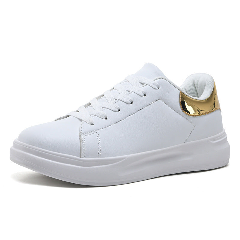 Geoffrey – Große weiße Sneakers aus veganem Leder, wasserdicht und lässig