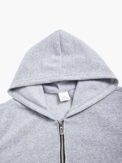 Herren Freizeit-Trainingsanzug mit Kapuze und Reißverschluss – Sportlicher Jogginganzug für Alltag und Fitness