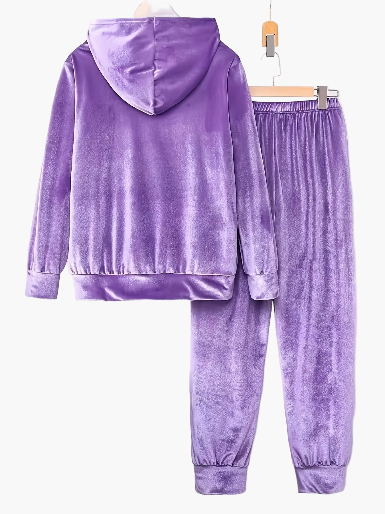Damen Freizeit Hausanzug Set mit Kapuzenpullover und Jogginghose – Bequemer Lounge- und Trainingsanzug