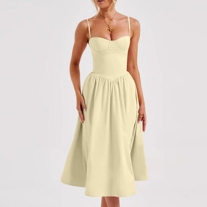 Vanessa – Französisches Retro-Langes Kleid im Hofstil