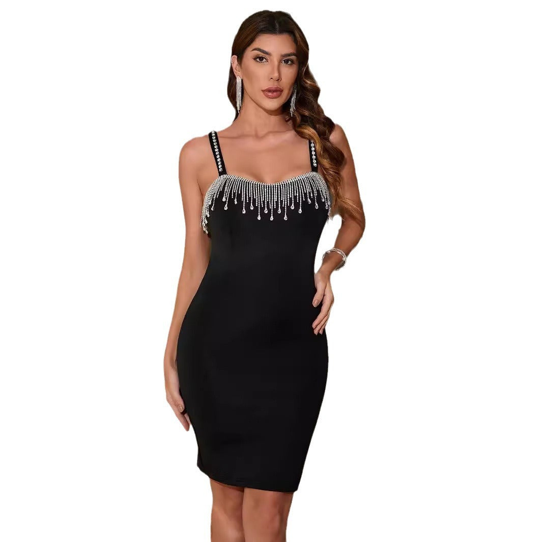 Victoria – Sexy Kleid für Damen mit Fransen und Schlitz
