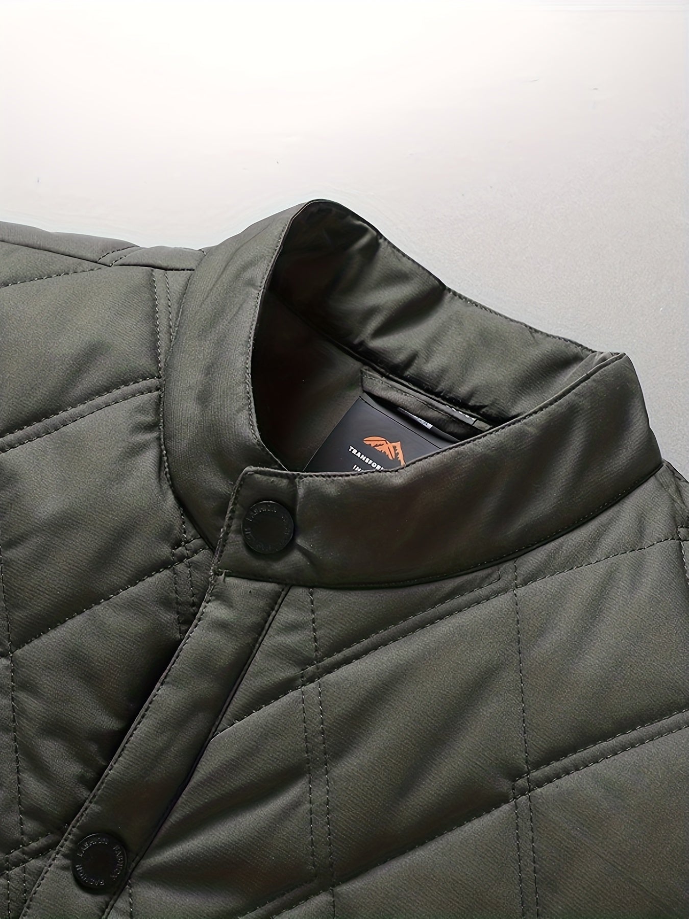 Herren Steppjacke mit modernem Rautenmuster – Eleganter Alltagsstil für Business & Freizeit