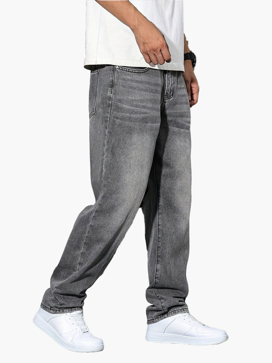 Herren Relaxed Fit Jeans – Urban Style für Alltag und Freizeit