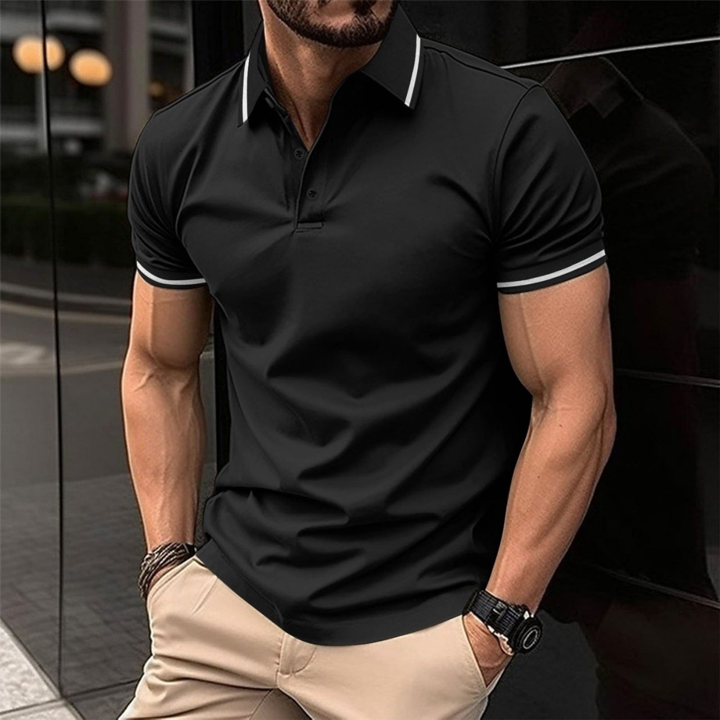 Austin – Sportliches Herren-Polohemd mit Reverskragen