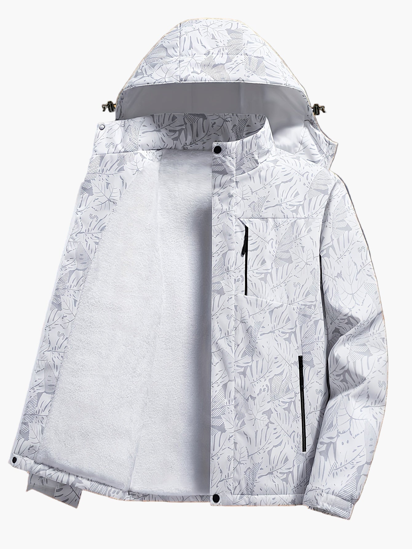 Herren Outdoor Funktionsjacke mit Kapuze – Sportlicher Windbreaker für Wandern & Freizeit