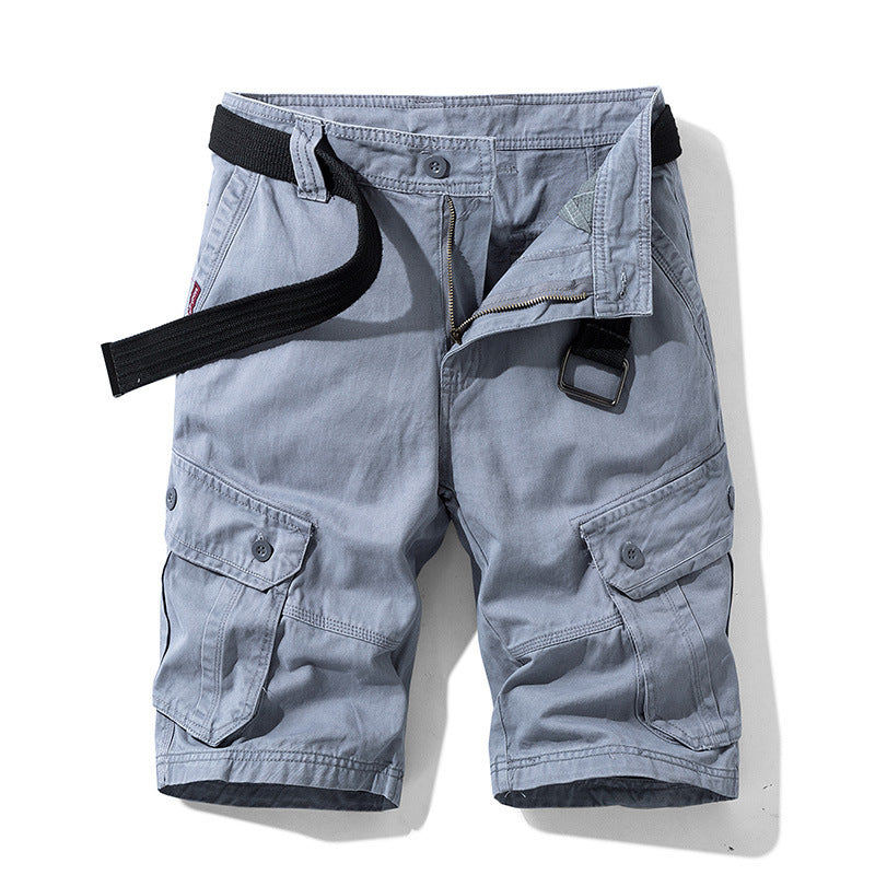 Duncan – Multifunktionale Cargo-Shorts für Herren in einfarbigem Design