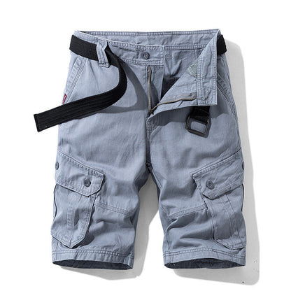 Duncan – Multifunktionale Cargo-Shorts für Herren in einfarbigem Design