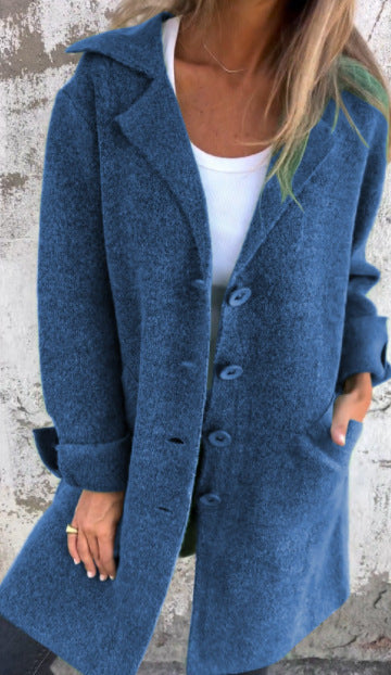 Angela – Modischer Damen-Cardigan mit Einstecktaschen