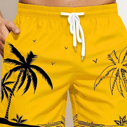 Howard – Lockere Herren Strandhose mit 3D-Print-Muster