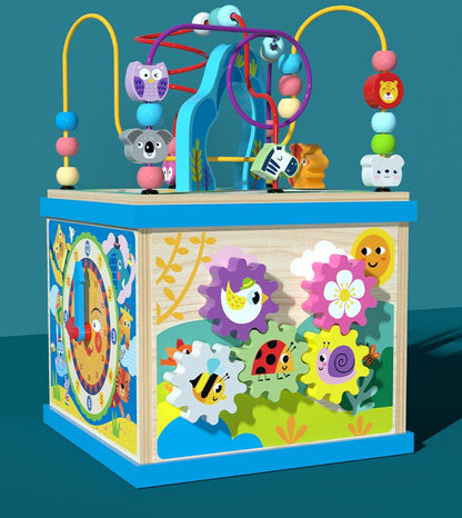 Kinder Multifunktions Motorikwürfel Lernspielzeug – Alphabet, Zahlen & Formen – Lernspiel für Jungen & Mädchen