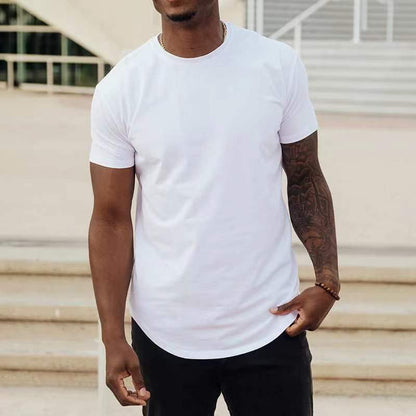 Walter – Slim Fit Sport T-Shirt mit Rundsaum