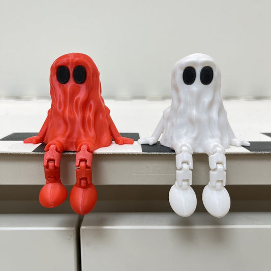 Halloween Geist Dekofigur – 3D-gedruckte Spukfigur für Party und Gruseldeko
