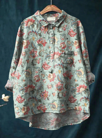 Rachael – Europäischer und Amerikanischer Cardigan-Stil Damenhemd