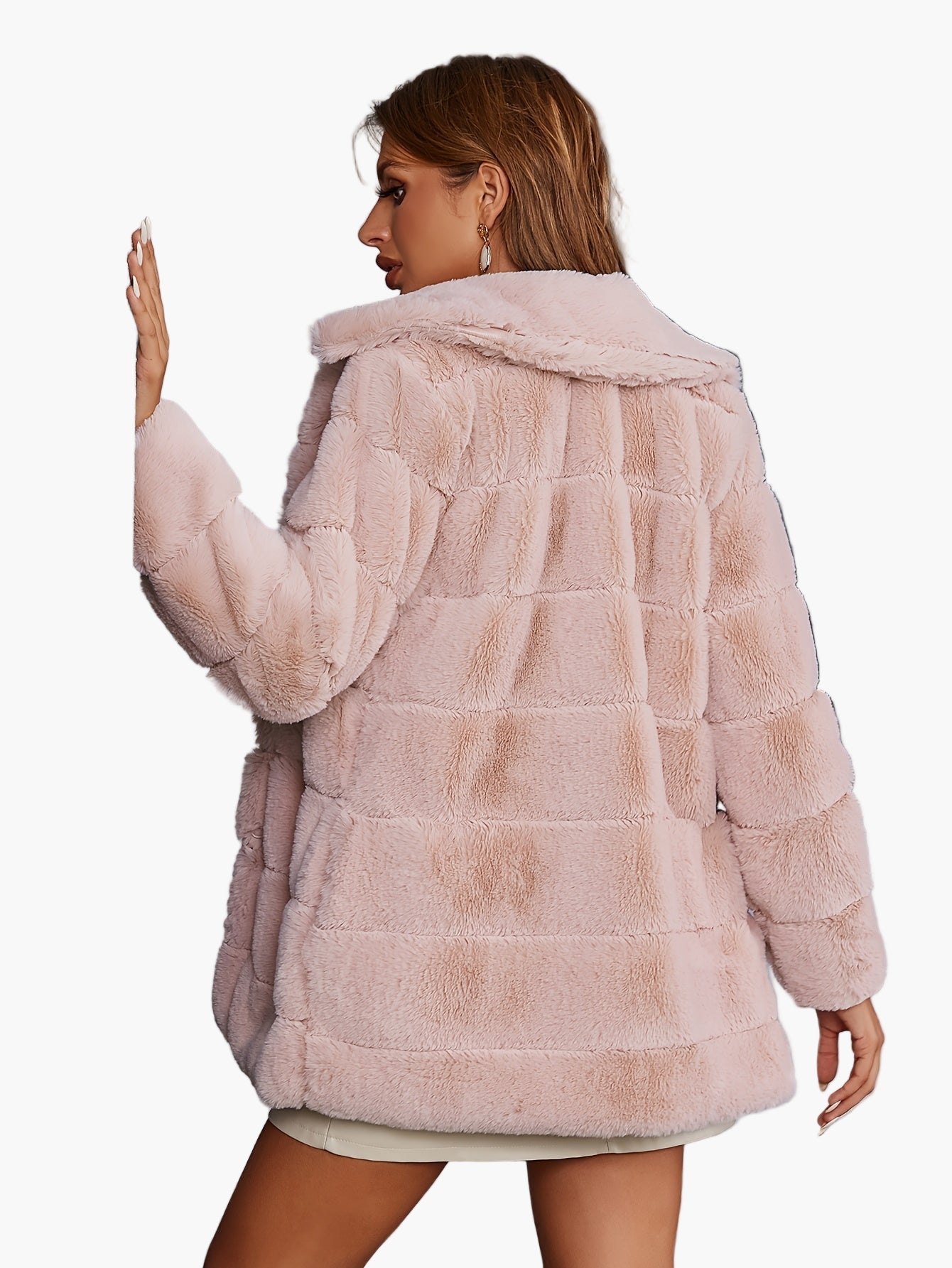 Damen Trendige Steppjacke mit Kapuze – Modischer Alltagsmantel für Herbst und Winter