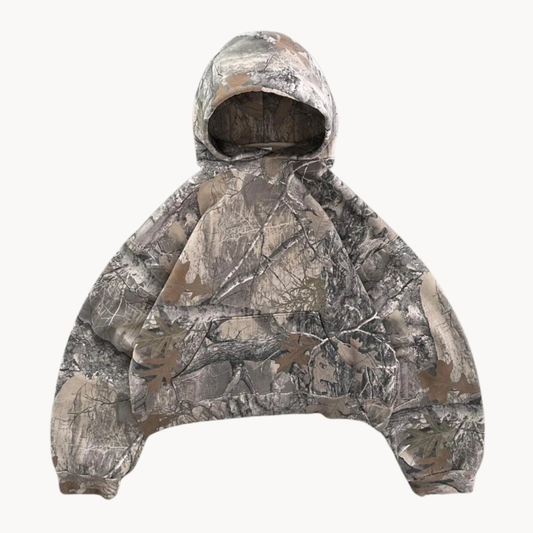 Unisex Oversized Camouflage Hoodie Streetwear für Alltag und Outdoor