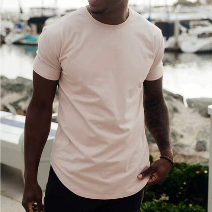 Walter – Slim Fit Sport T-Shirt mit Rundsaum