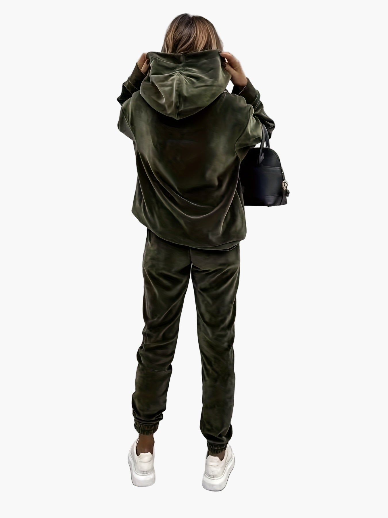 Damen Freizeit Trainingsanzug Set – Modischer Hoodie und Jogginghose für Alltag & Reisen