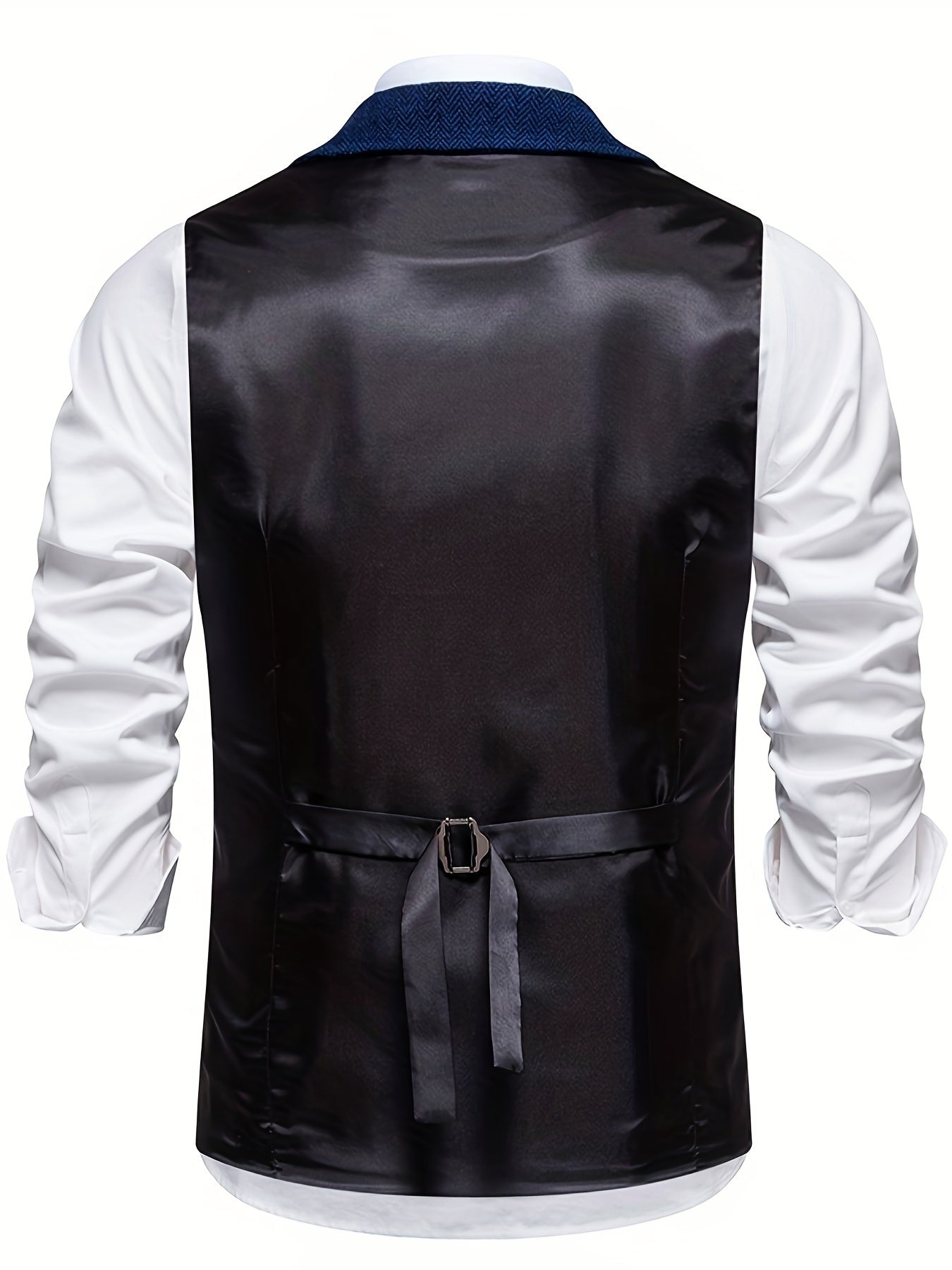Herren Weste Klassisch Modern Business Hochzeit – Elegantes Herrenwesten-Design mit Reverskragen und Retro-Charme