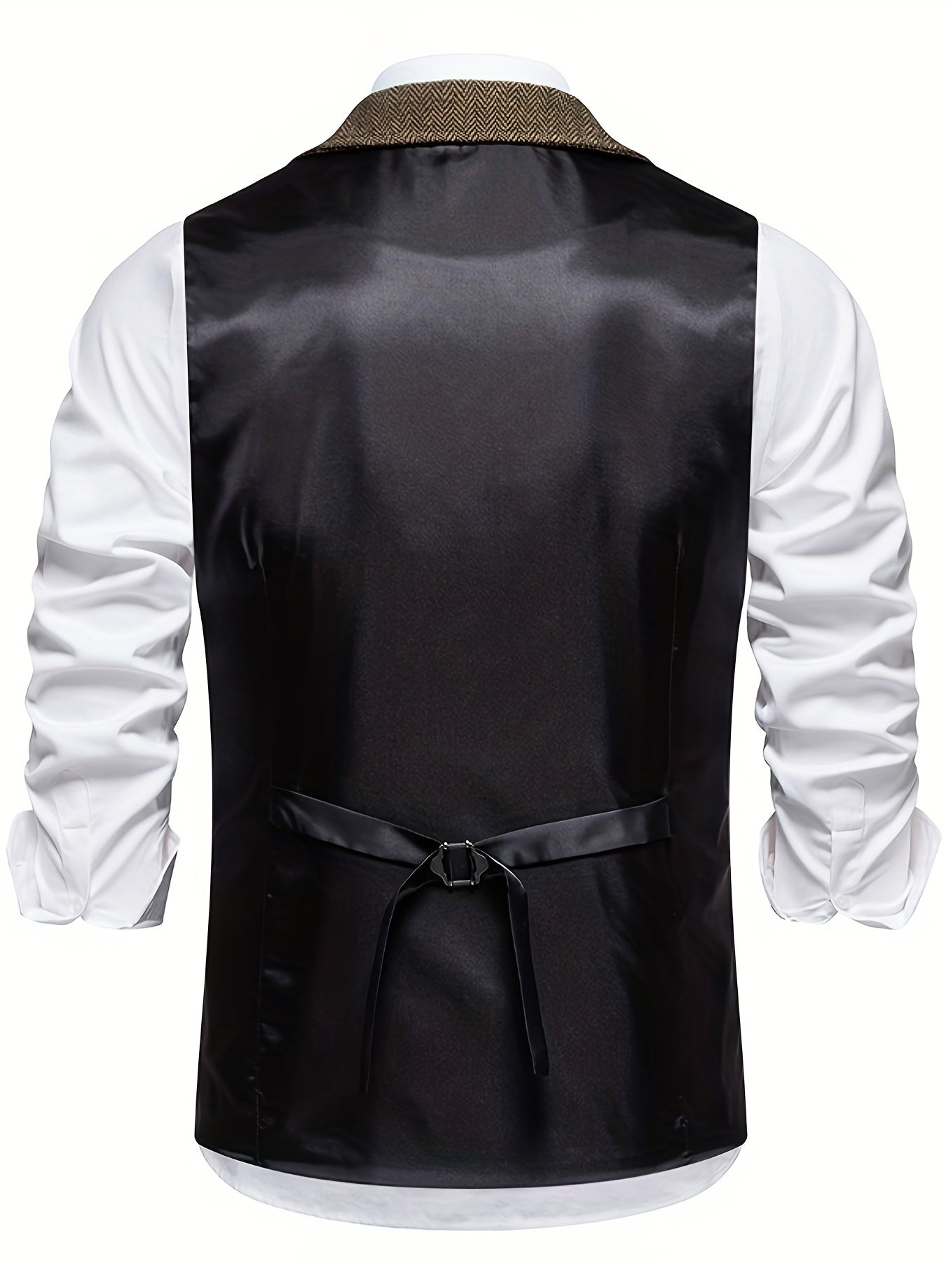 Herren Weste Klassisch Modern Business Hochzeit – Elegantes Herrenwesten-Design mit Reverskragen und Retro-Charme