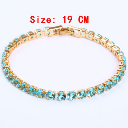 Jacqueline – Einfaches Gang-Dreh-Zirkonarmband