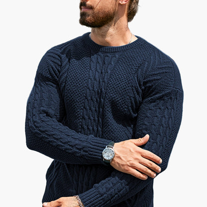 Herren Strickpullover Grobstrick Modern Casual Winterpullover